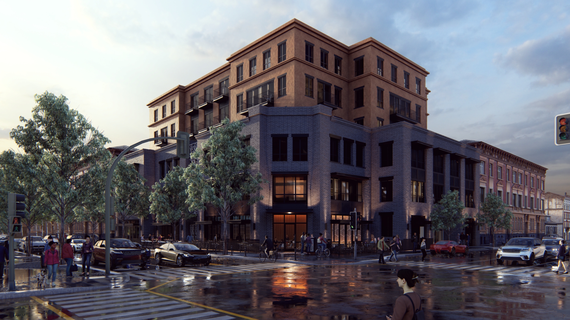 Urban exterior design and architectural visualization in Turkey